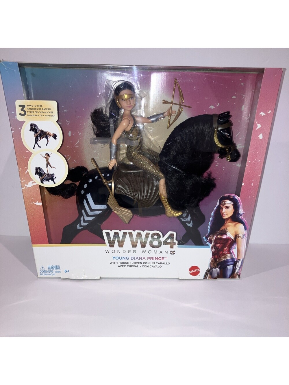 WONDER WOMAN WW84 YOUNG DIANA WITH HORSE PLAYSET NEW IN BOX